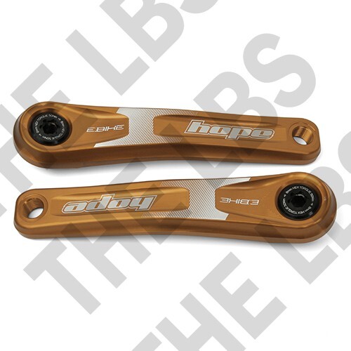 Hope E-Bike Crankset 155mm Crank Arms Standard Offset Bosch – Bronze – Brand New