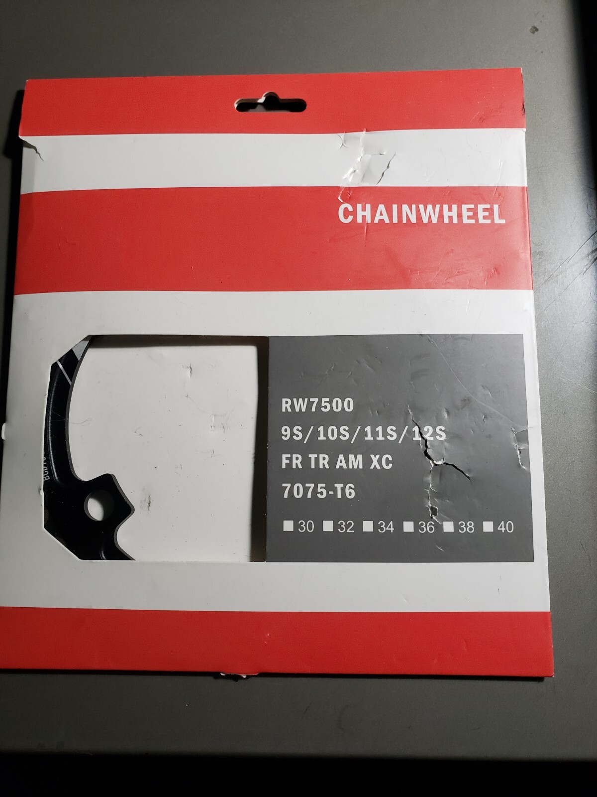 Bike Chainwheel RACEWORK RW7500 GXP 36T
