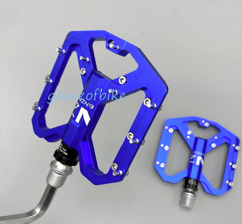 Non-Slip 9/16″ Road Bike Pedal Flat Platform MTB Fixie Bike Pedals 3 Bearings