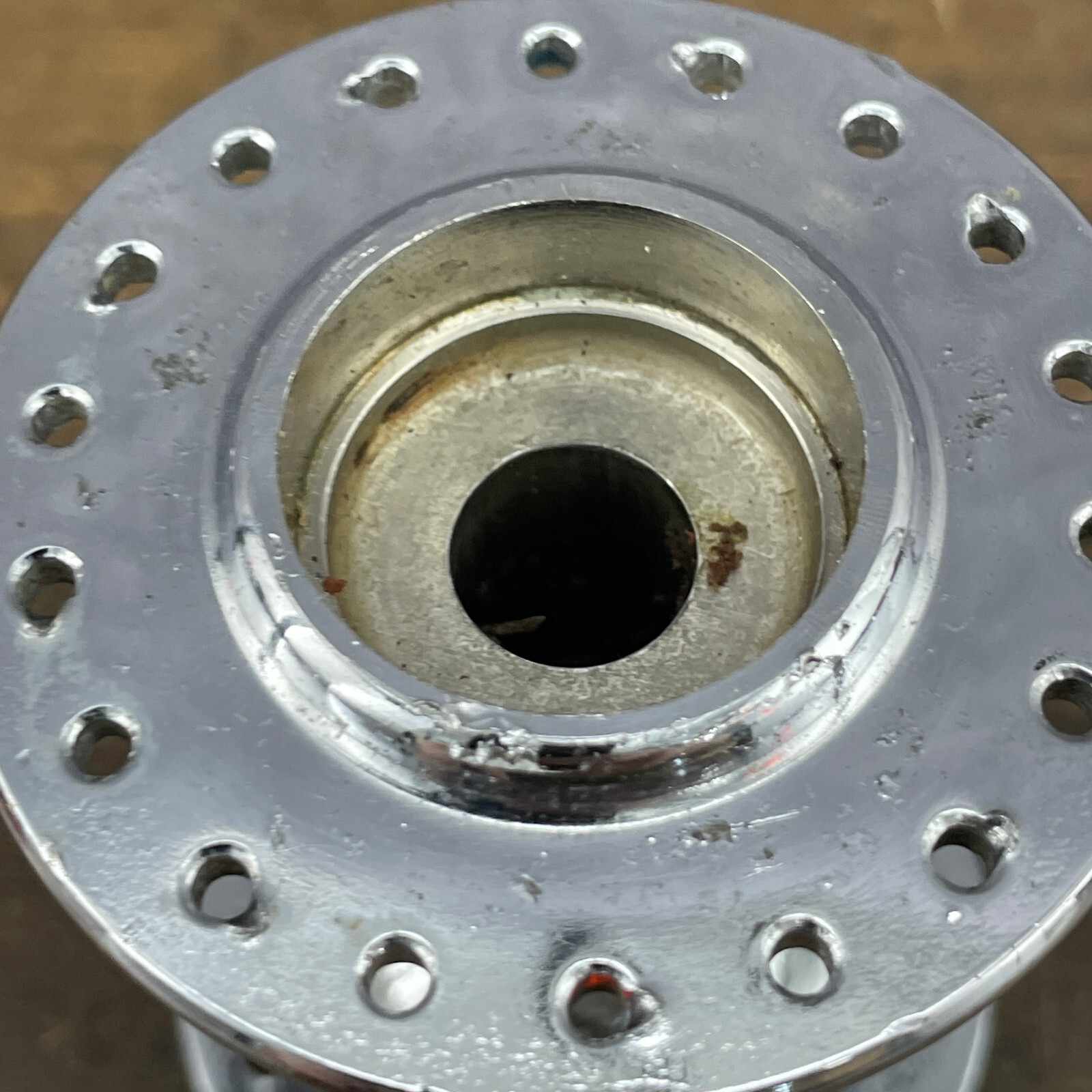 Vintage Sunshine Gyromaster Front Hub SHELL 36 Hole 36h 82 Gyro Master Chrome