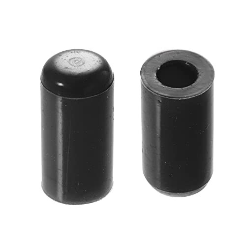 10 Pcs 6mm 0.24″ Silicone Hose Cap Intake Vacuum Hose Tube 6mm / 0.24″ Black