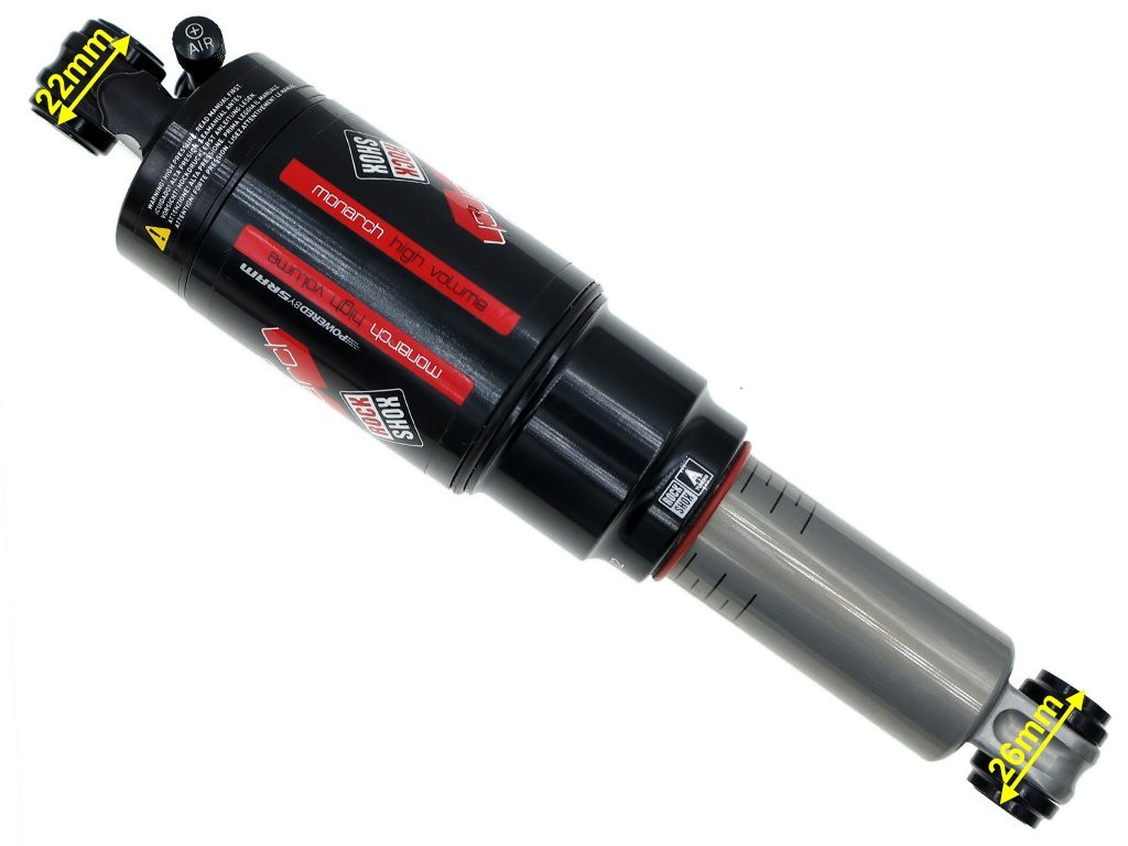 RockShox Monarch 2.1 Bike Air Rear Shock 216x63mm 8.5×2.5″