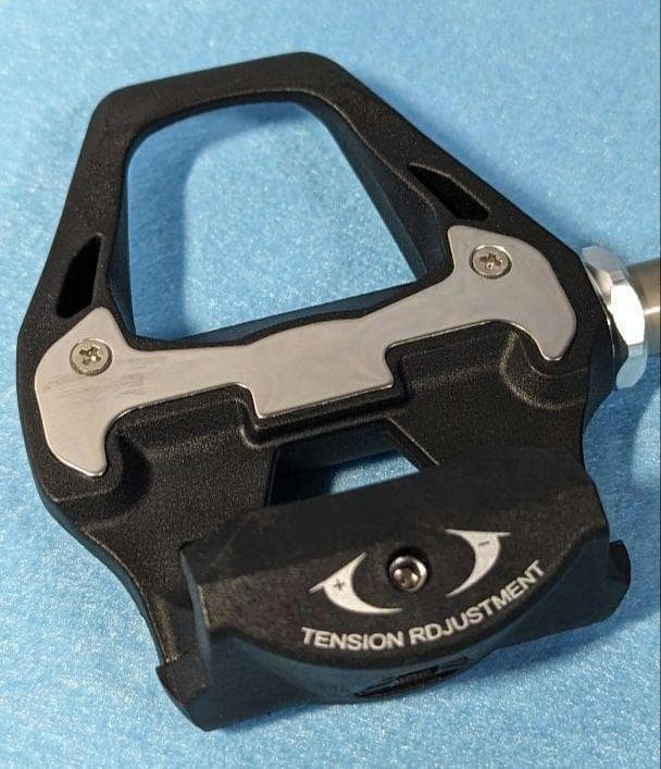 Racework SPD-SL Road Bike Binding Pedals Black Pair Compatible with Shimano