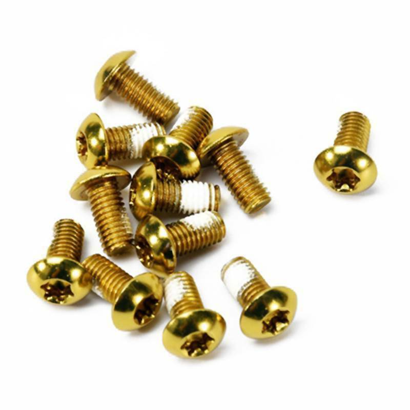 x12 MTB/ROAD Bicycle Disc Brake Rotor Bolts T25 M5x10mm For Hope TRP TEKTRO etc