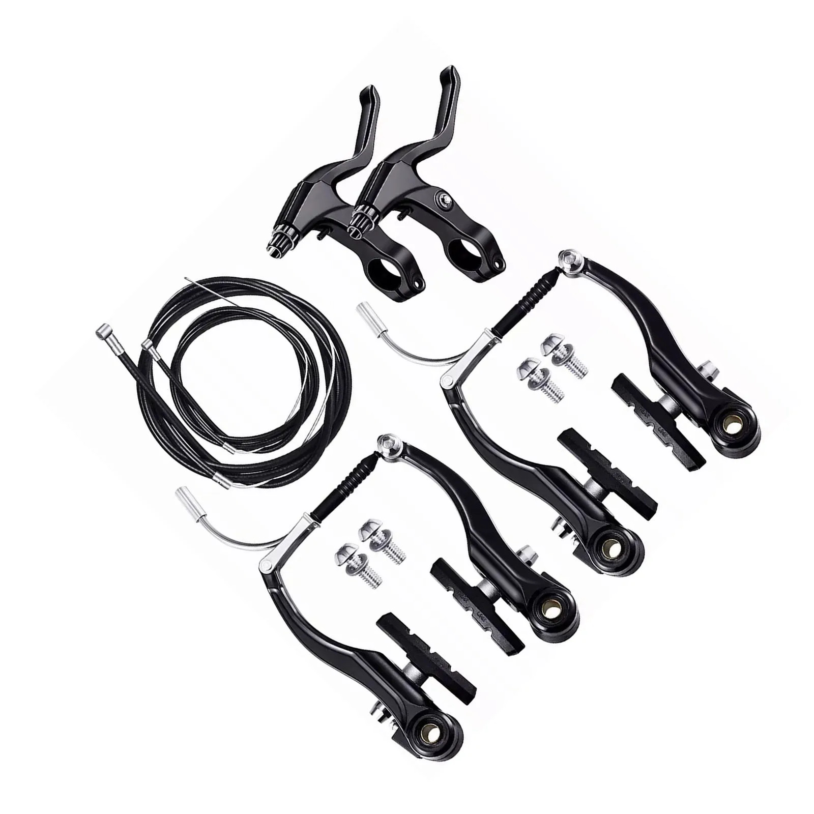 Mountain Bike V Brake Set Bike Front Rear V Brake Set Aluminum Alloy Mountain Ro