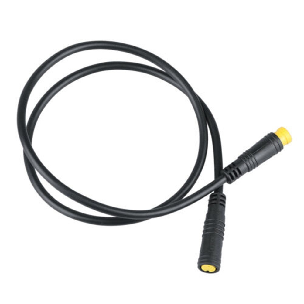 Black Extension Cable Cable EBike Extension Fittings Practical Brand New