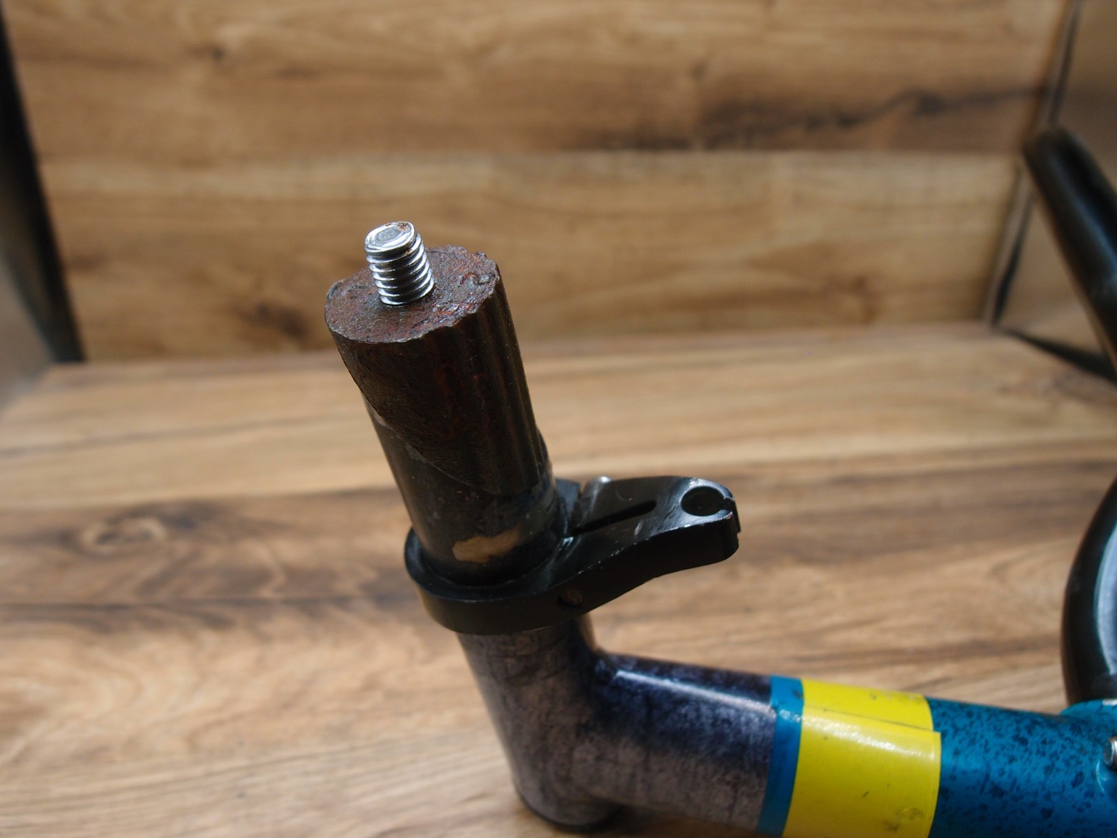 MTB bullbar handlebar Corratec + quill stem Corratec by nL steel 25.4 mm