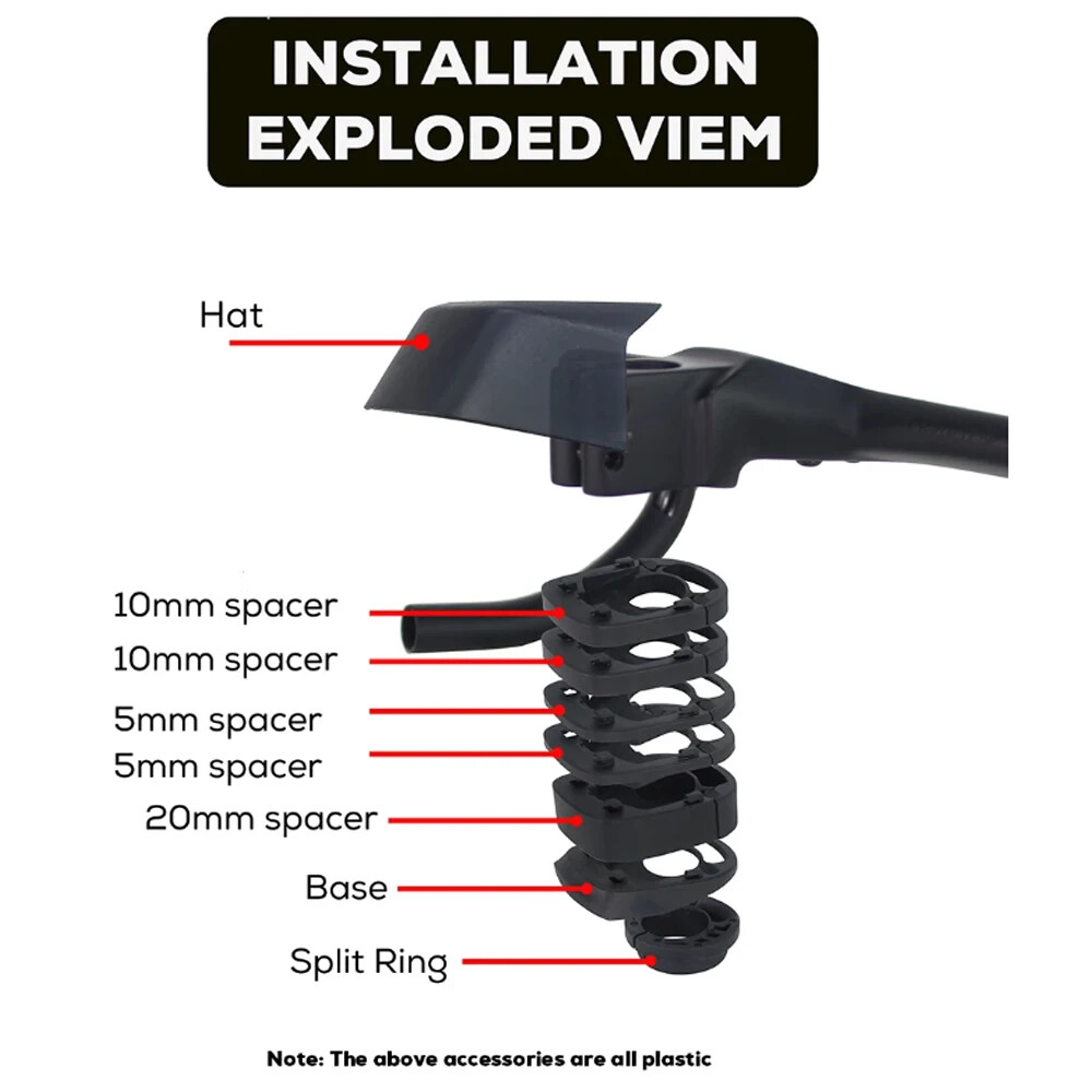 380/400/420mm Aero Carbon Road Bike Integrated Cockpit All Internal Cables Di2