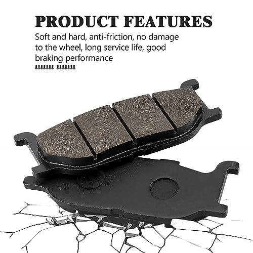 Front and Rear Brake Pads for Yamaha Majesty 400 YP400 YP 400 2005 2006 2007