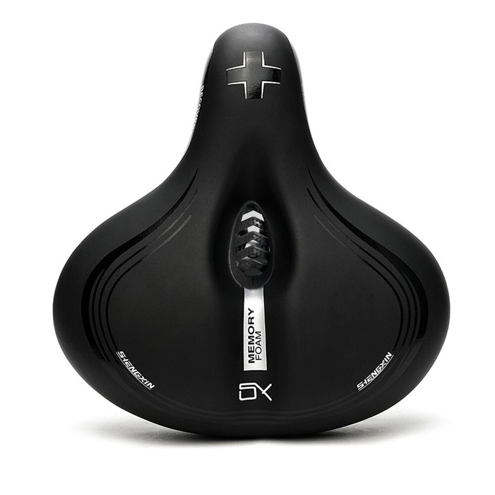Extra Wide Big Bum Bike Bicycle Saddle Seat Gel Cushion Sporty Soft Comfort Pad