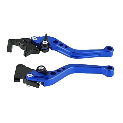 Motorcycle Brake Lever,1 Pair CNC Aluminum Motorcycle Clutch Drum Brake Lever