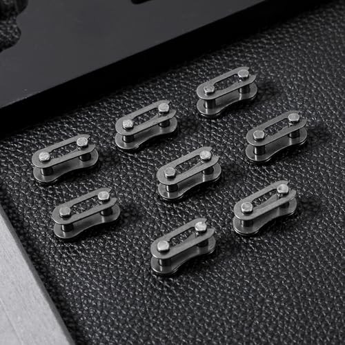 10 Pieces Bike Chain Master Link Single Speed Removable Quick Split Chain Link