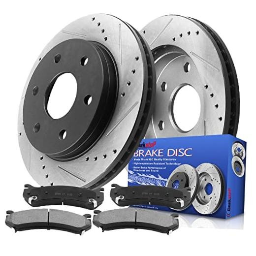 12.01″ Front Disc Brake Rotors and Ceramic Brake Front Brake Pads and Rotors