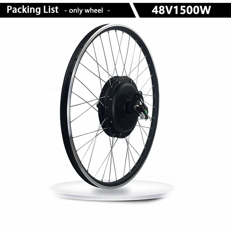 48V 1500W Electric Bicycle Hub Motor Wheel 20-29inch 700C 135-142mm Dropout