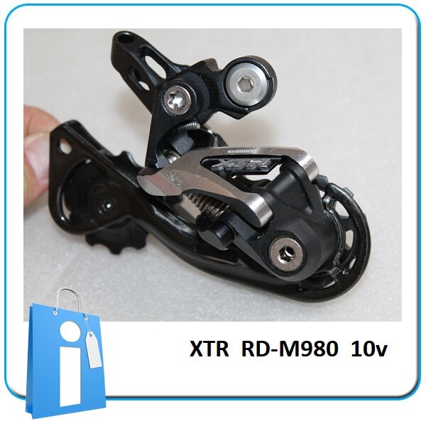 NOS Ablenker Hinten 10v Shimano XTR RD-M980 Pata Kohlenstoff M980 rd-m981 175GR