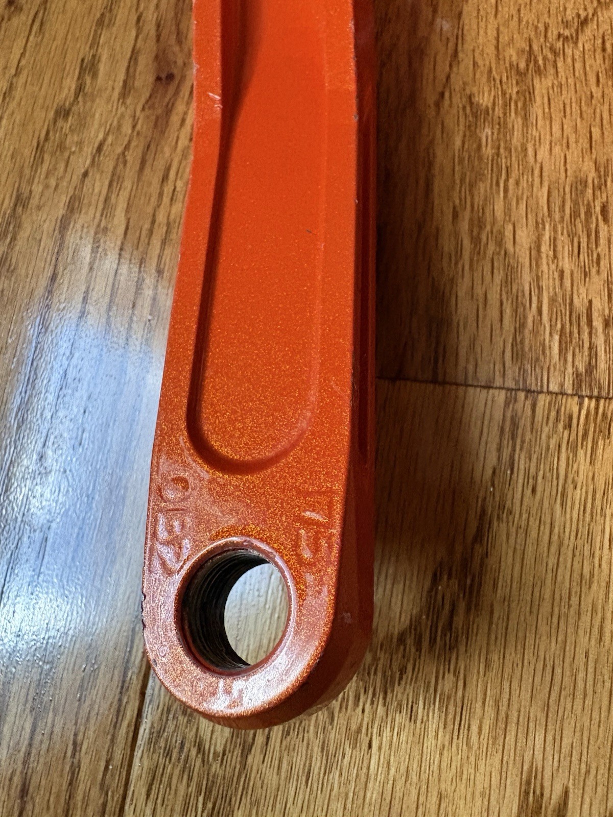 Race Face Forged Orange 175mm Square Taper MTB Single 3 Speed Crank Arms