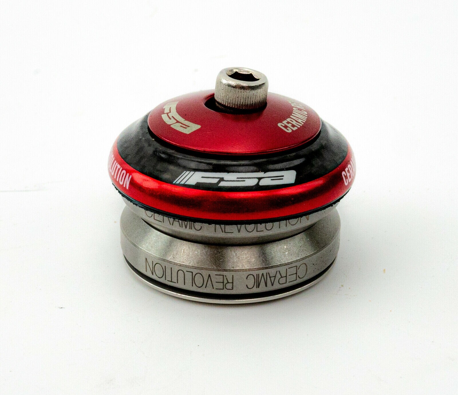 FSA Orbit CF Ceramic Revolution Headset Integrated 1-1/8″ 10mm Carbon Threadless