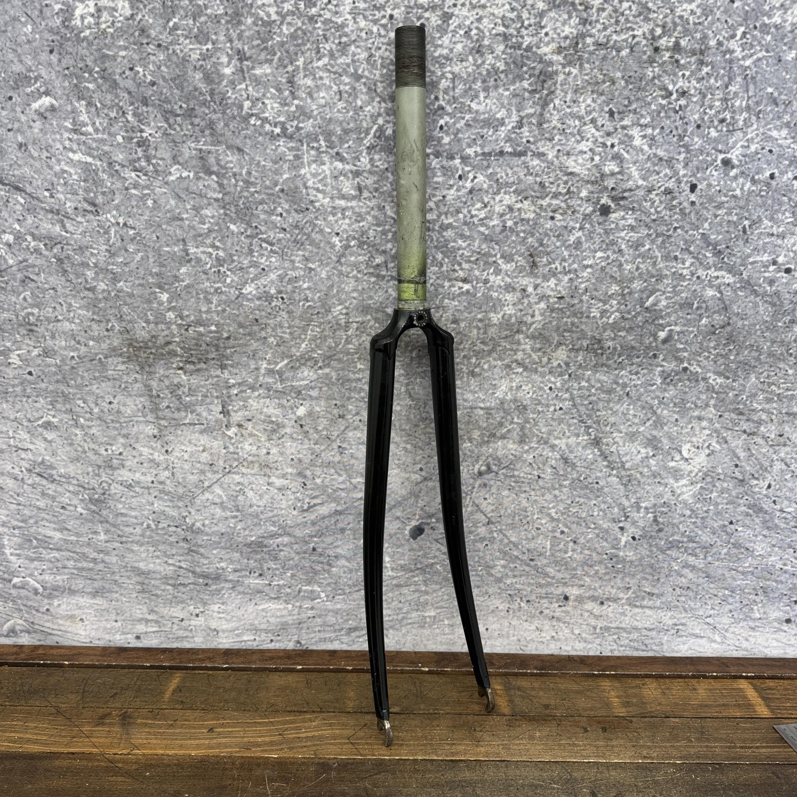 Vintage Puch Road Fork 1 In Threaded 700s Stamped Aero Crown Gipiemme Dropouts
