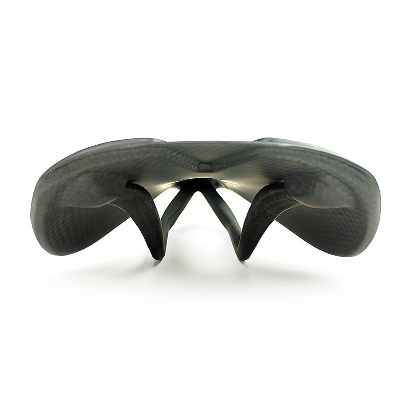 Carbon Fiber Saddle Leather Mountian Road Bike Seat 7×9 Oval Rail 250*140mm 115g