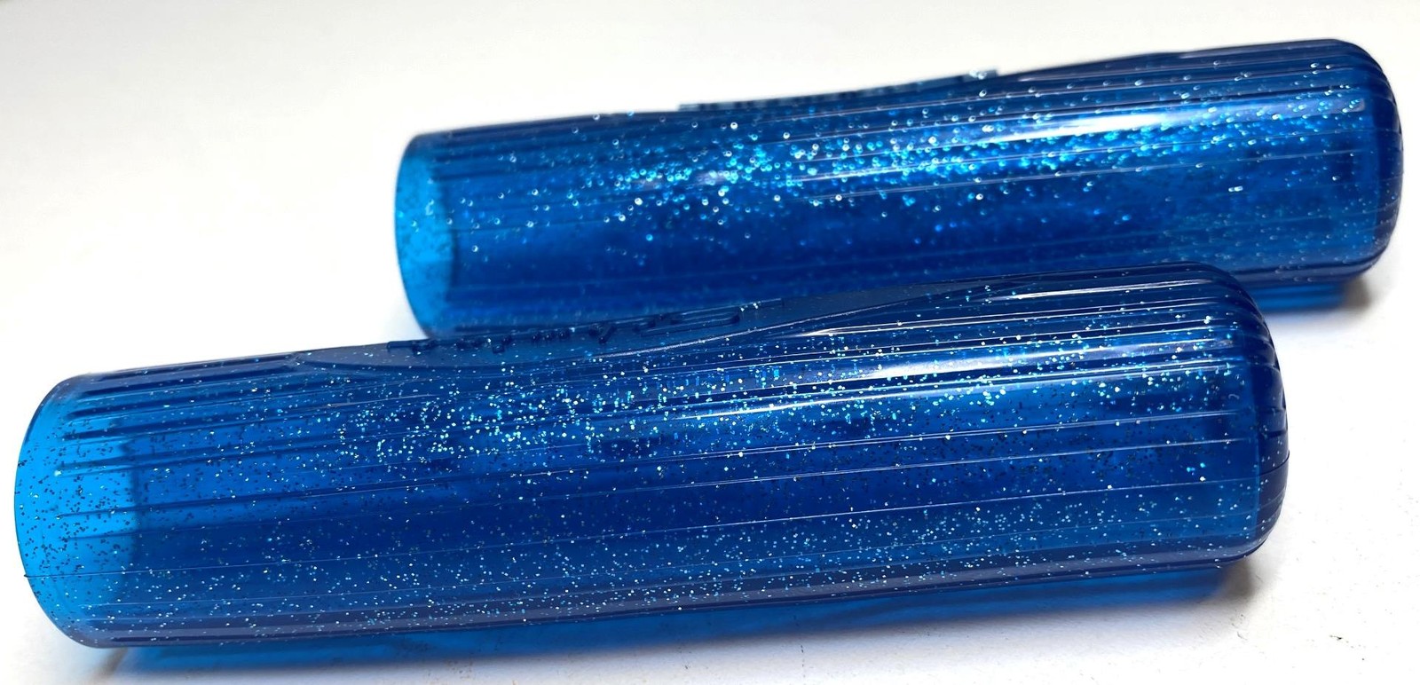 Schwinn Approved Slimline Glitter BLUE Stingray Bicycle GRIPS