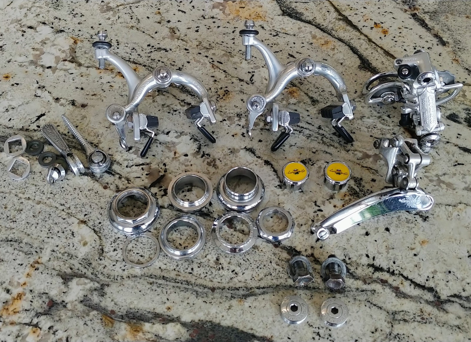 Campagnolo Nuovo Record Vintage Mini Groupset Group Derailleur Headset Brakes