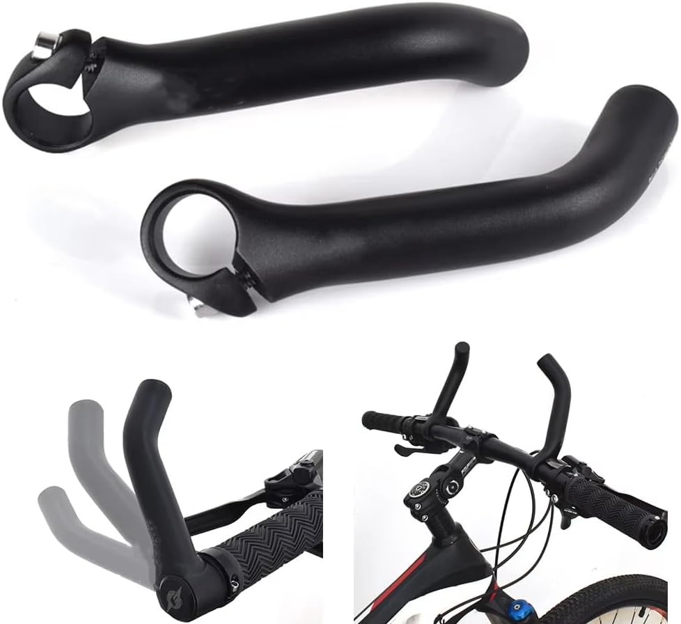 MTB Bike Handlebar Ends Ergonomic Handlebar Extender Bar for 22.2mm Handlebar