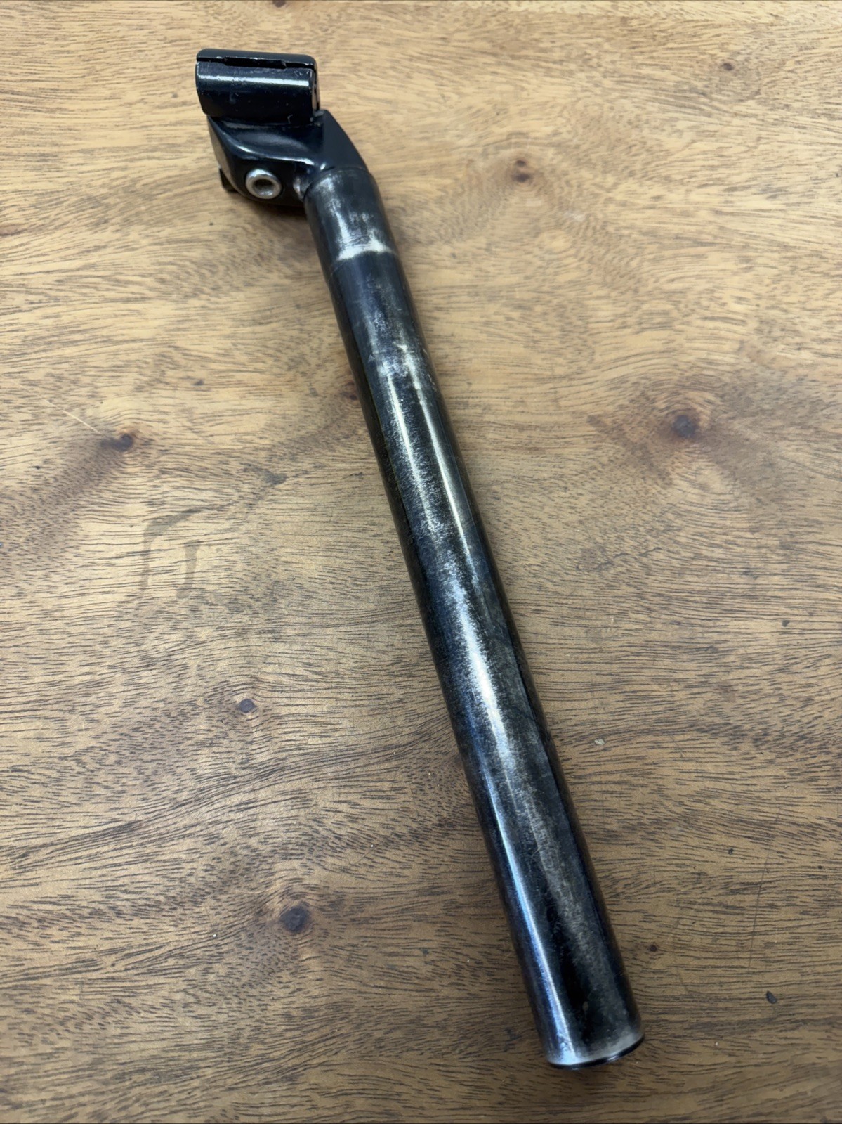 Kalloy Mountain Bike Seatpost 26.6mm x 300mm 4130 Chromoly Steel Black