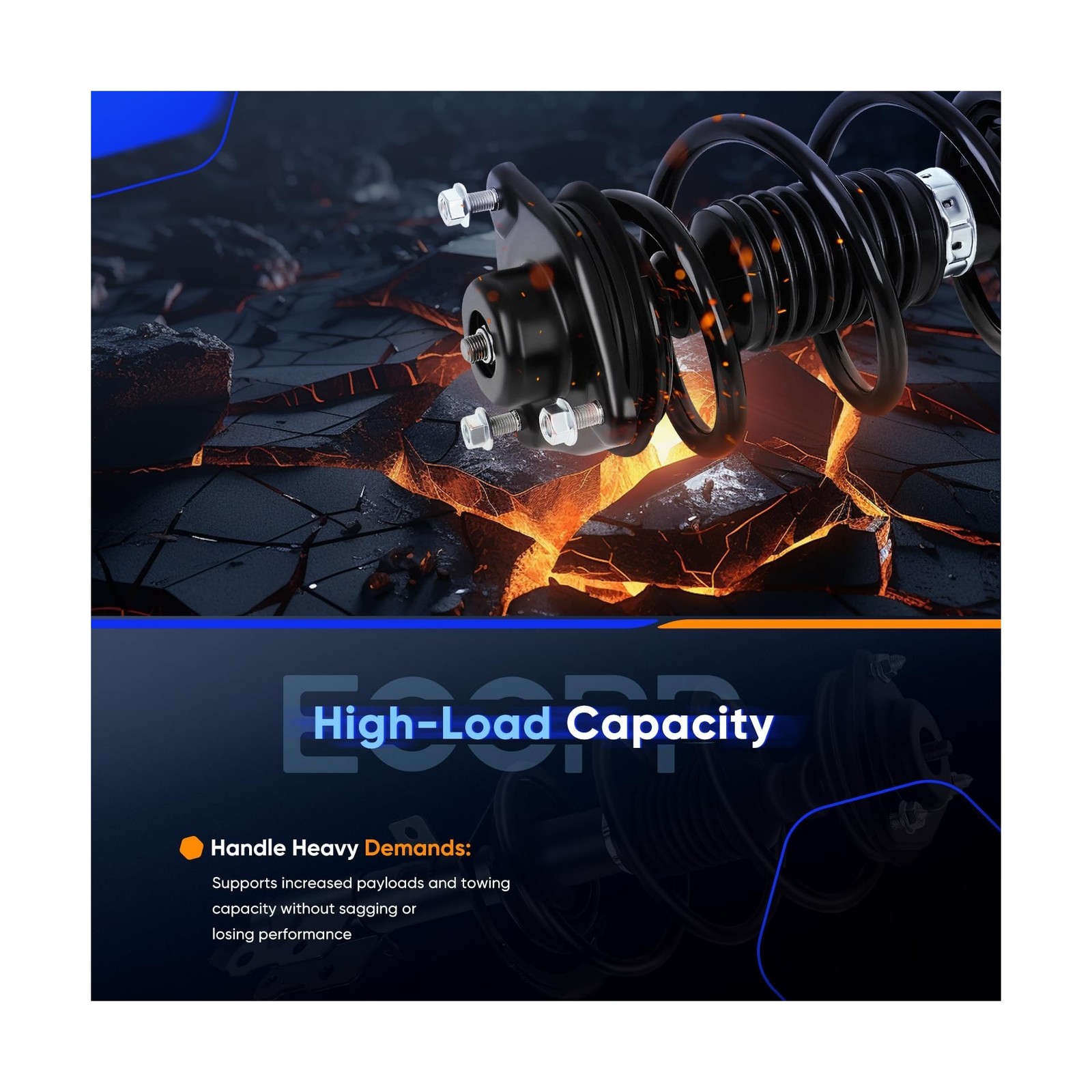 ECCPP Complete Struts Spring Assembly Struts Shock Absorber Fit for Hyundai S…