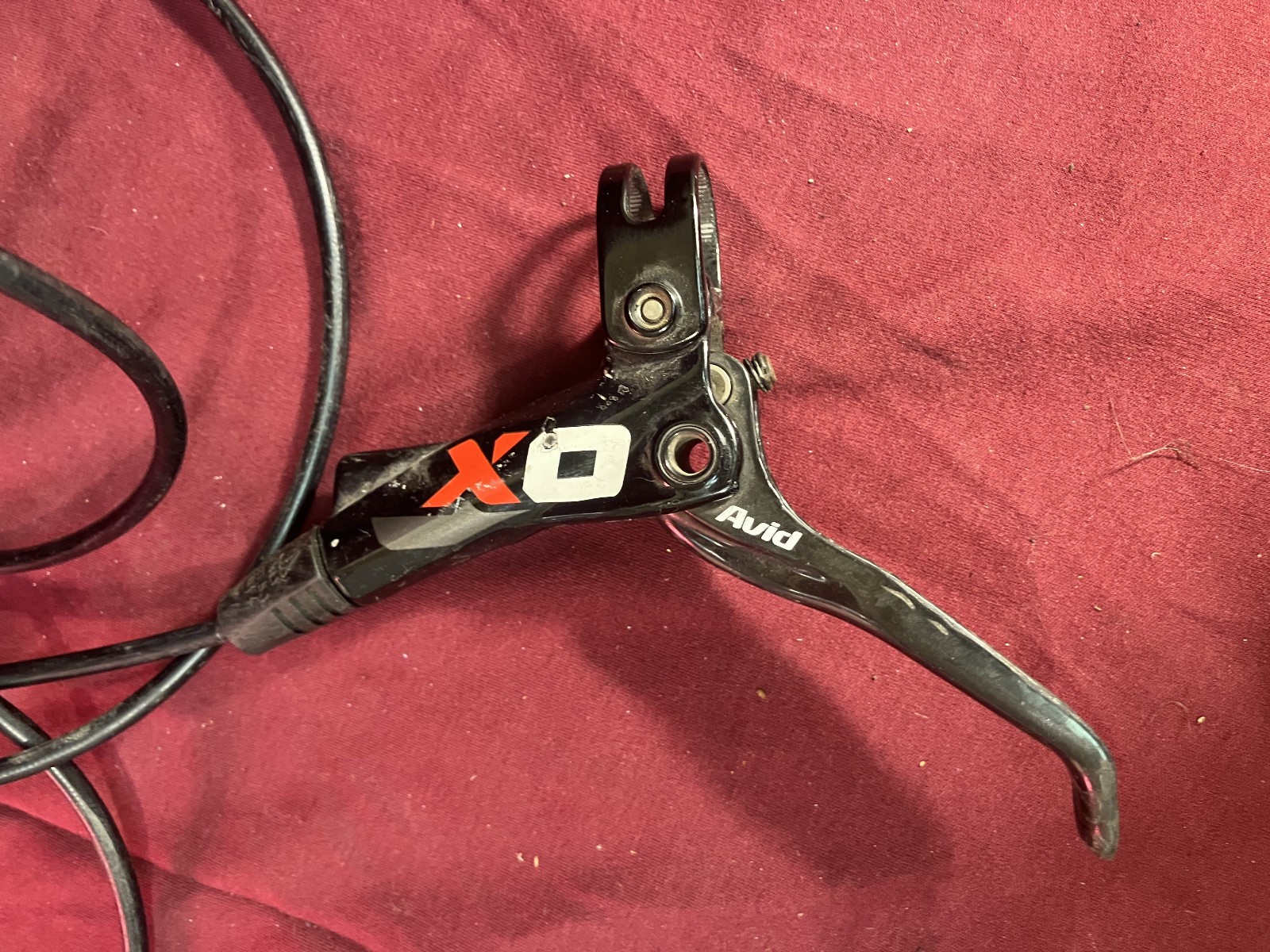 SRAM AVID XO hydraulic brake set with carbon levers, 422 grams