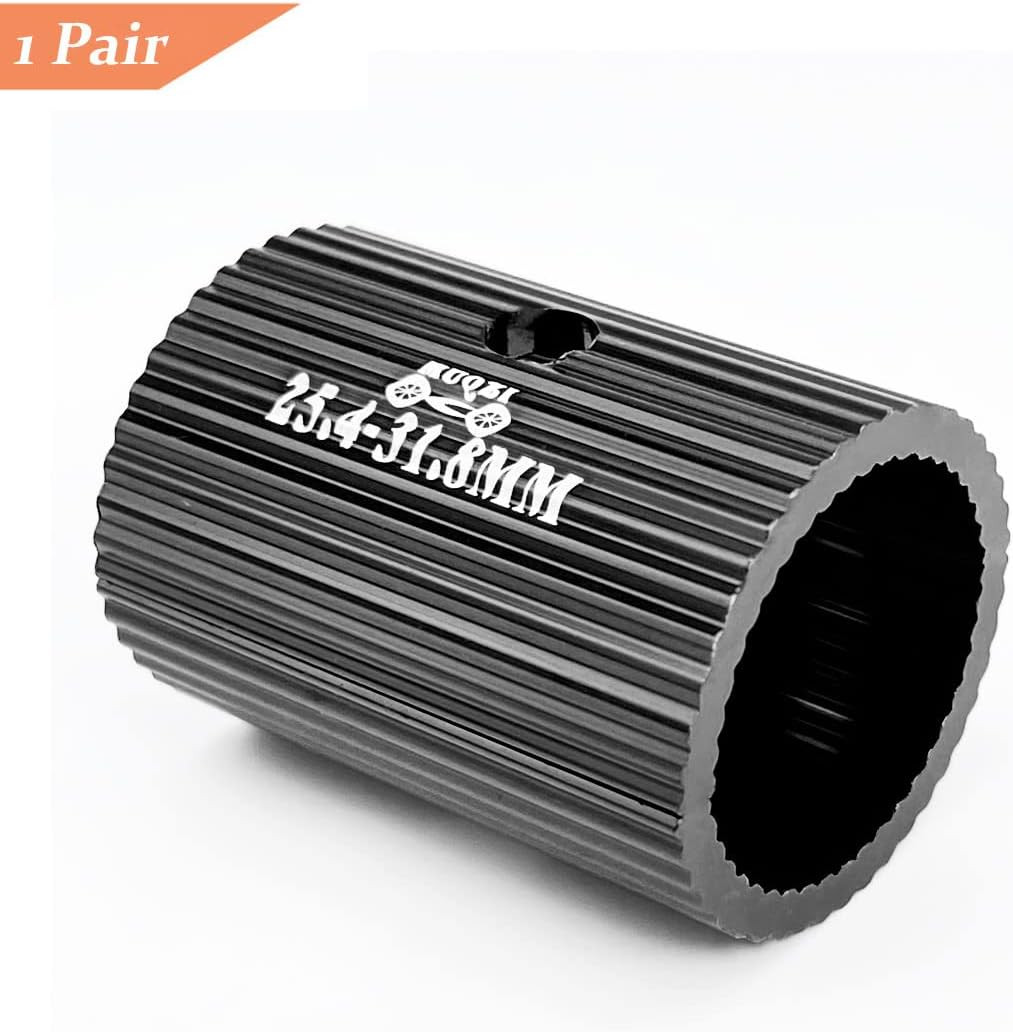 1Pair Bike Handlebar Shim Bicycle Handlebar Stem Shim Handle Bar Adapter Reducer