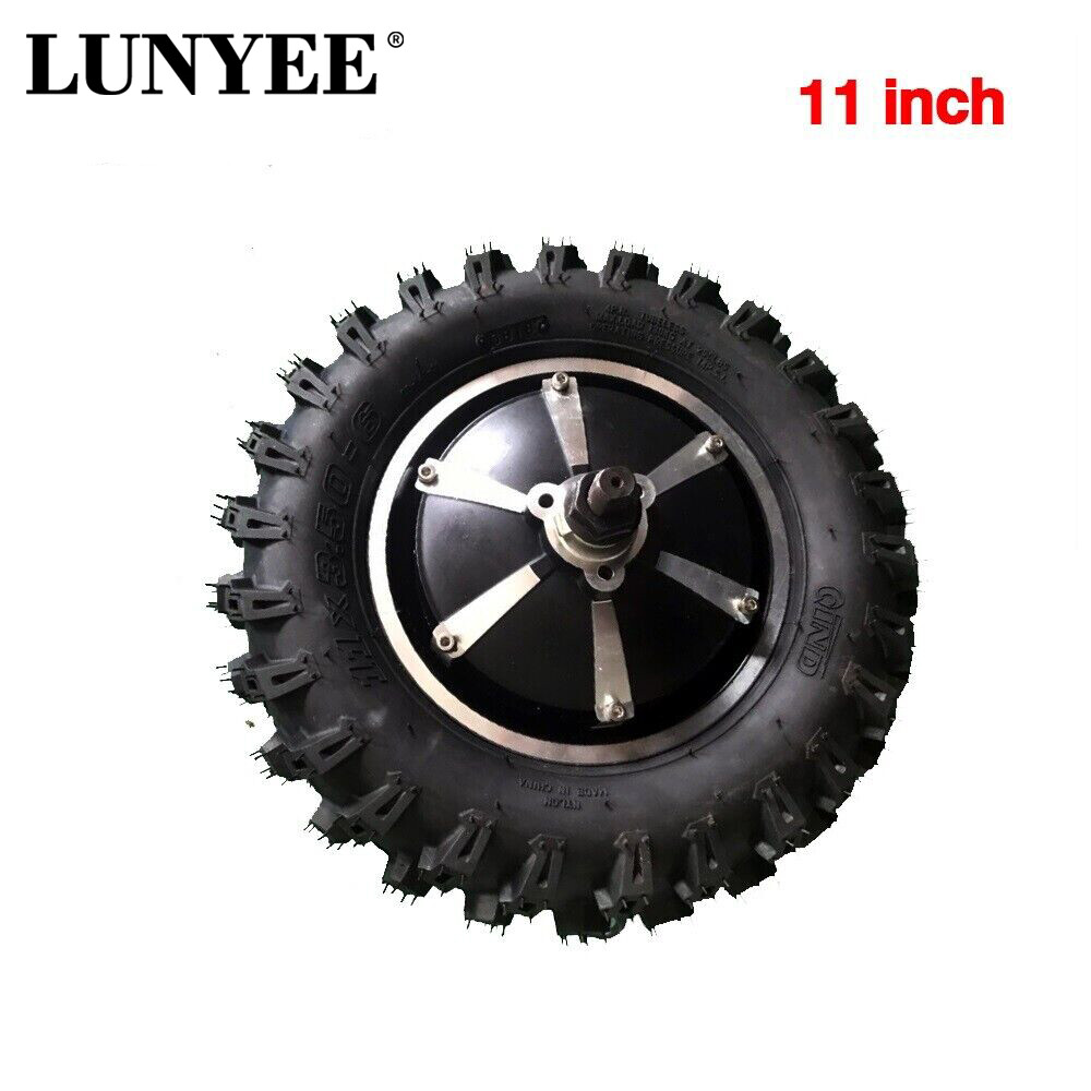 10/11inch Wheel Electric Wheelbarrow Hub Motor Off Road Tyre Geared LYMotor