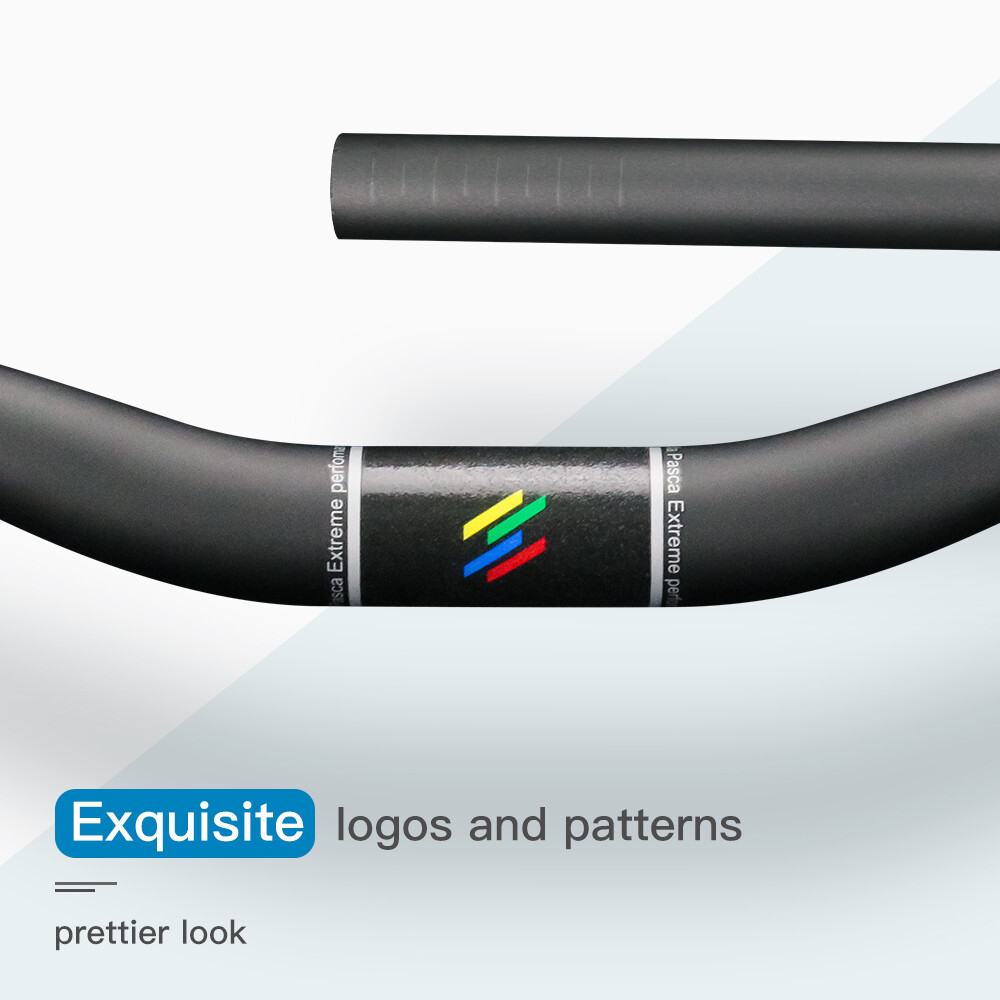 Carbon MTB Handlebar Mountain Bicycle Flat Riser Handle Bars 31.8mm Alfa Pasca