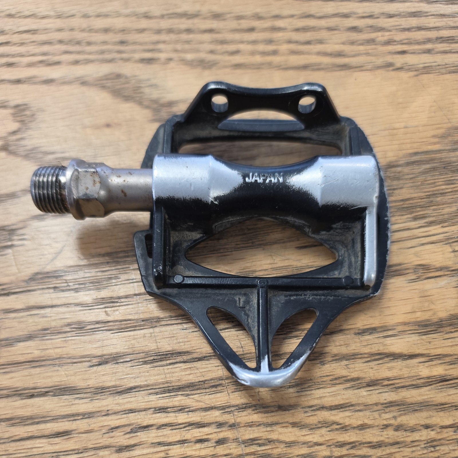 MKS URBAN PLATFORM BLACK ANODIZED FORGED ALLOY BICYCLE PEDALS 9/16 X 20 TPI