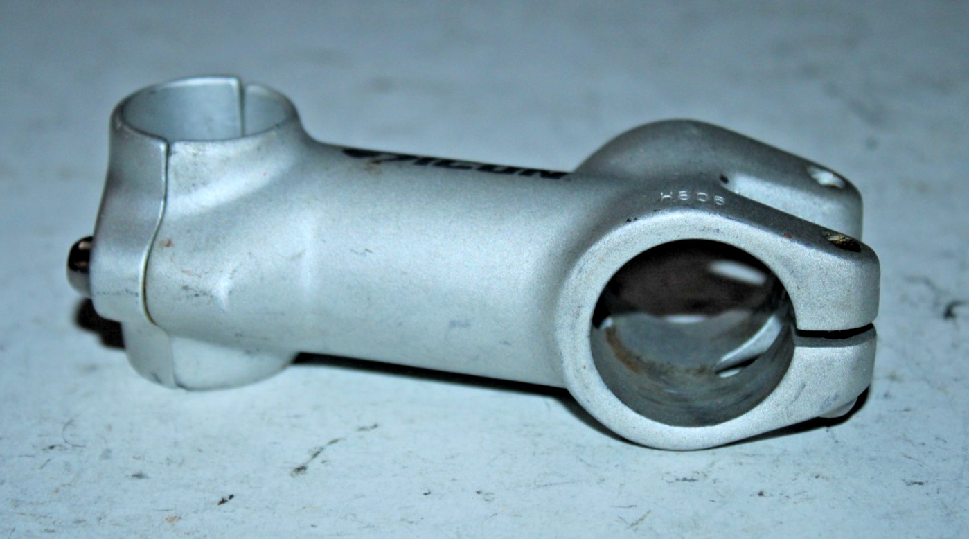 Trek Icon 1 1/8″ Threadless Bike Stem 75mm +/-15º 25.4mm Silver MTB Gravel Cafe~
