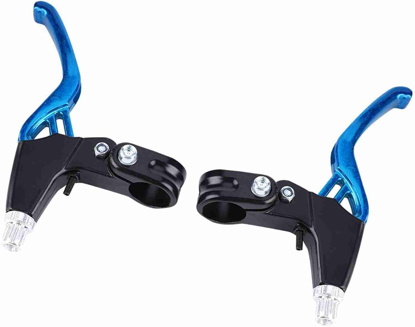 Aluminium Alloy Brake Levers Pair for Universal Cycling, Blue