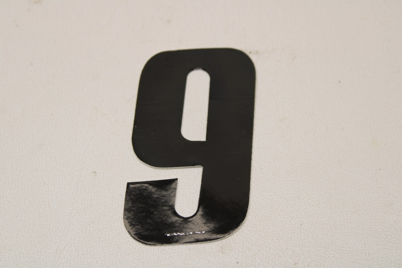 OLD MID SCHOOL BMX NUMBER PLATE STICKER DECAL – 3″ – STOCK # A – 47