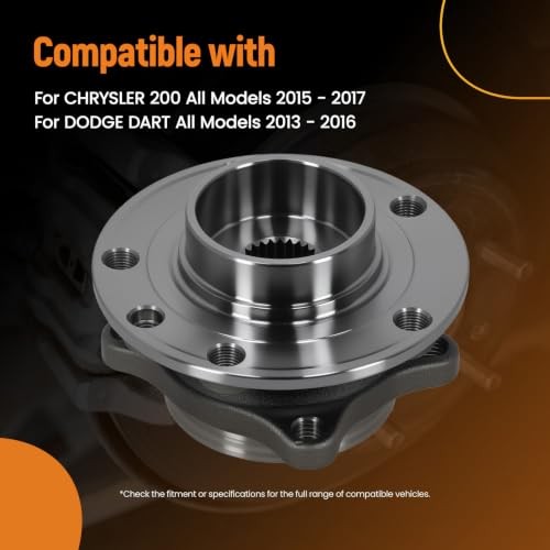 maXpeedingrods 513348 2PCS Front Wheel Hub and Bearing Assembly for 513348×2