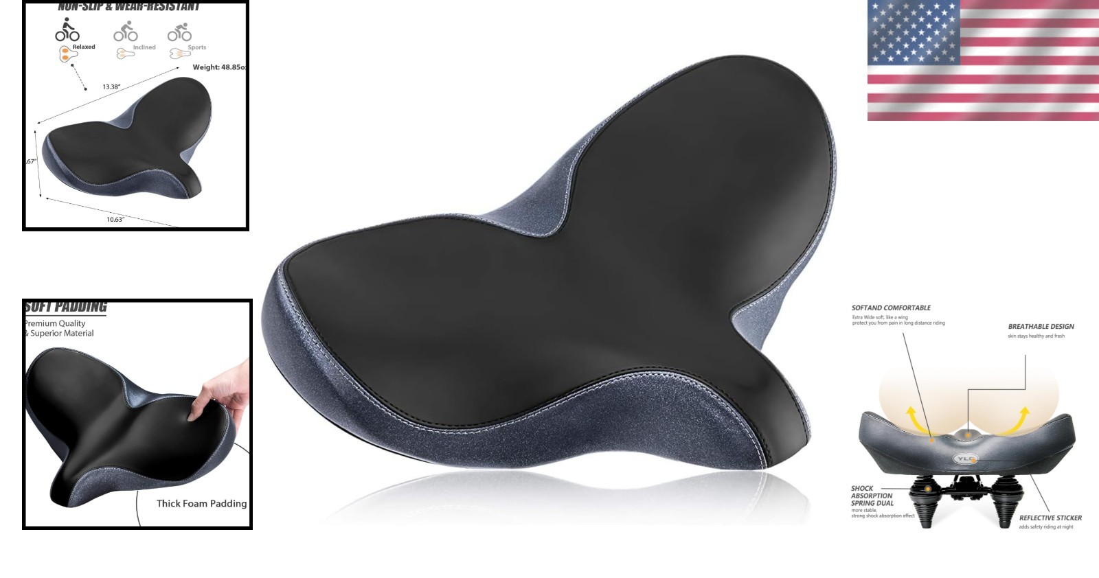 Waterproof Universal Bike Saddle