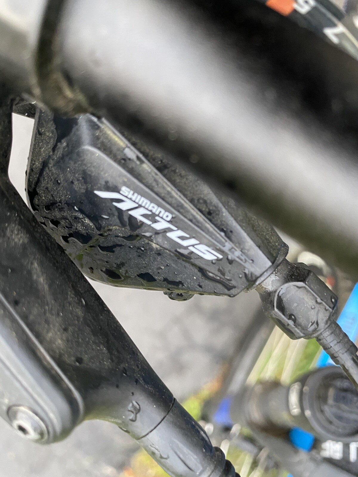 front derailleur clamp With Cable And Shifter And Crank Used For One Season