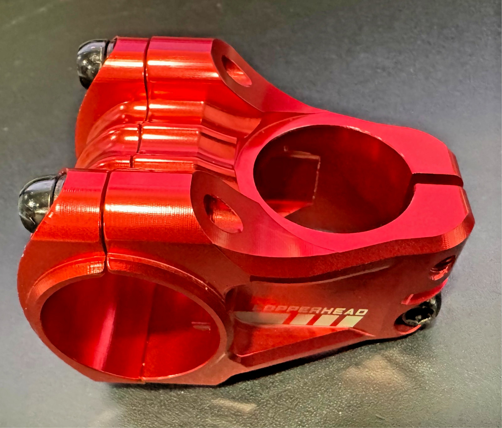 Deity Copperhead Bike Stem, Red, 35mm Length x 31.8mm