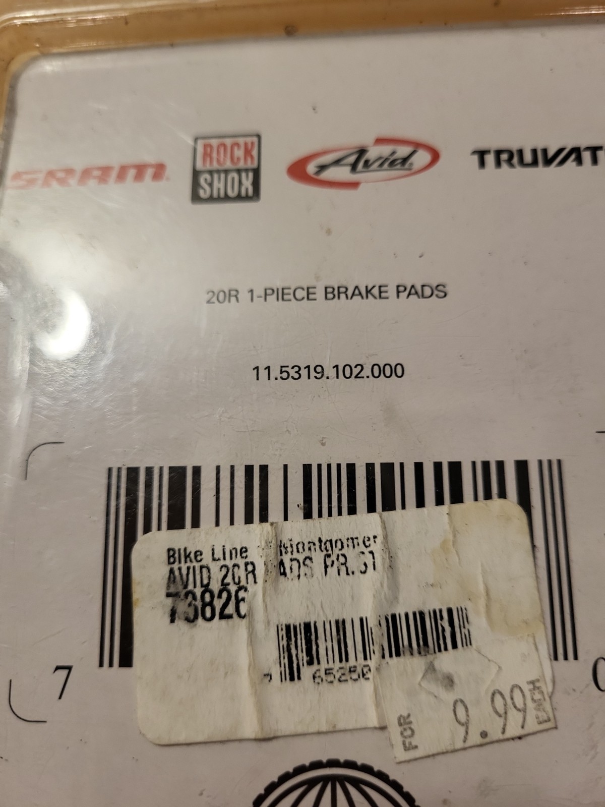 Avid 20R Mountain Bike Brake Pads