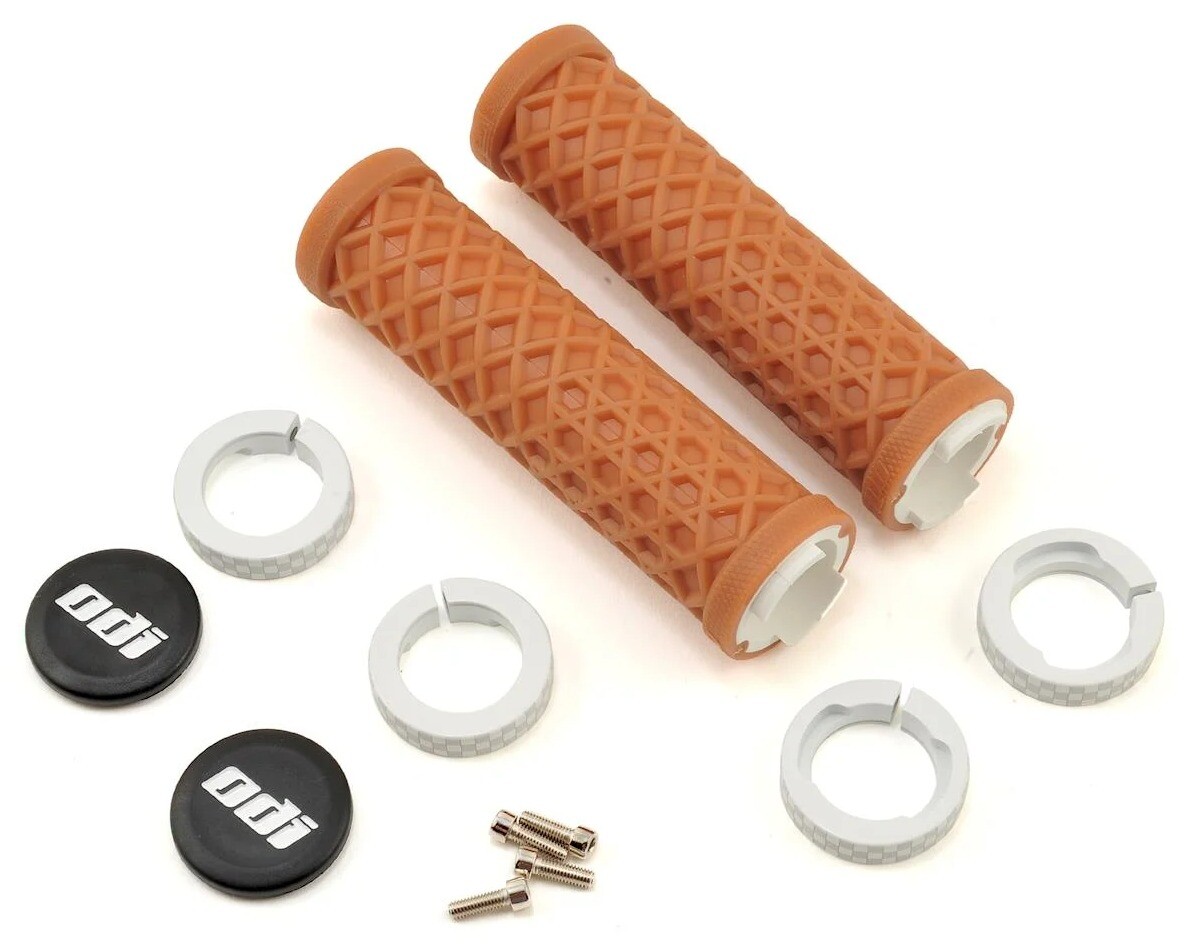 ODI LIMITED EDITION VANS MTB, BMX LOCK-ON GRIPS 130MM GUM RUBBER NEW D30VNGR-W