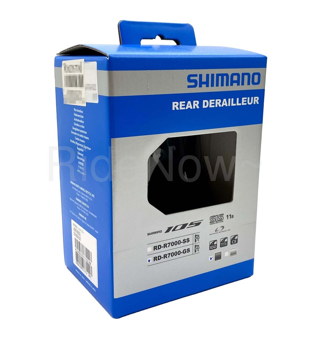 Shimano 105 RD-R7000-GS 11-Speed Rear Derailleur- 34T Medium Cage (Black)
