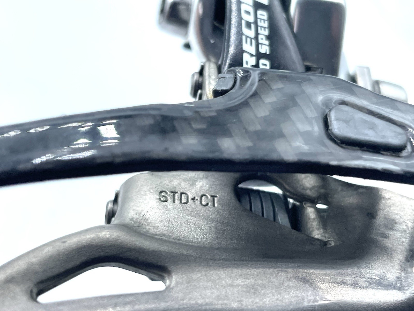 Campagnolo Record 10 Speed Double Front Derailleur QS Braze-On Standard Compact