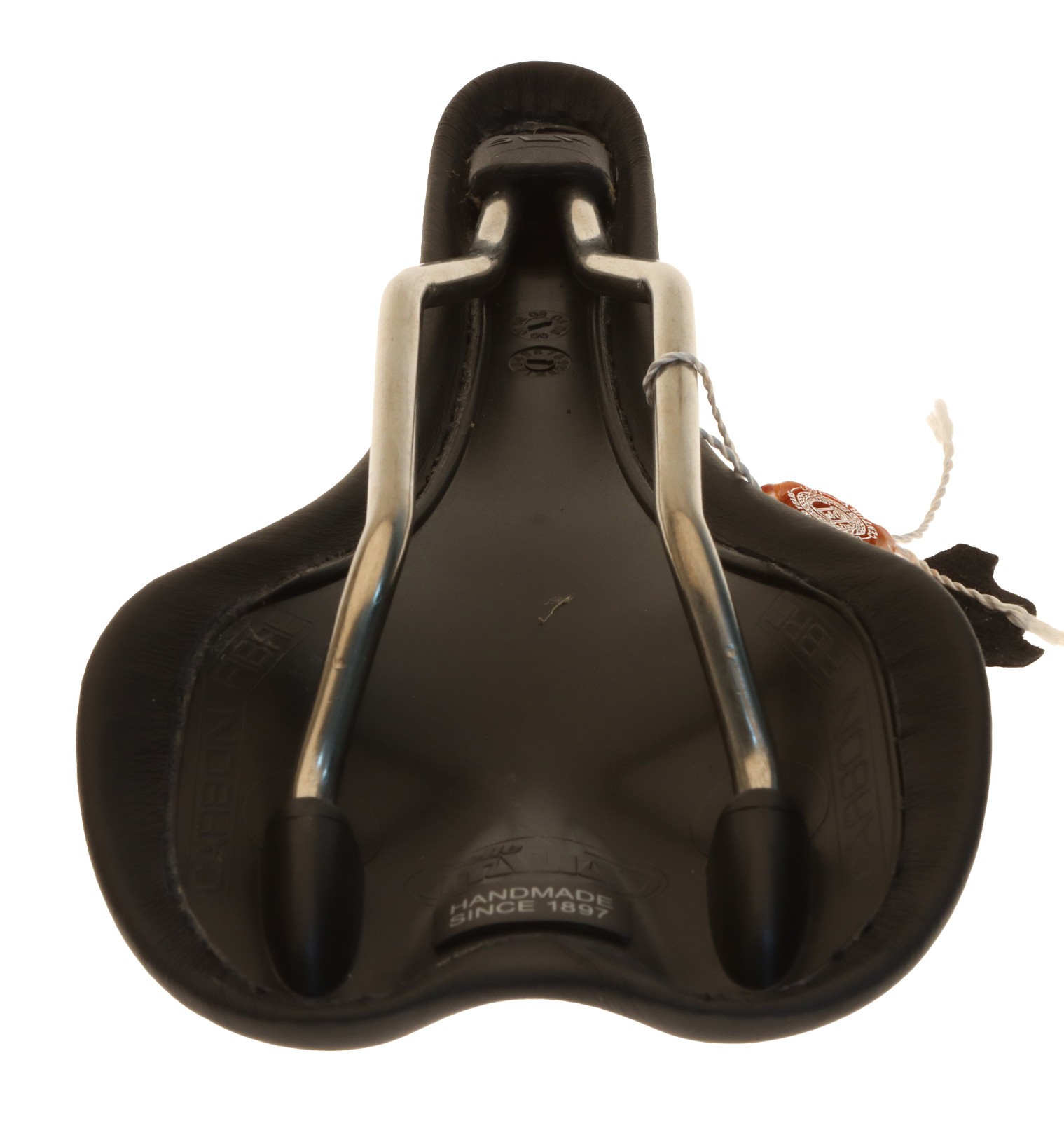 Selle Italia SLR Saddle Carbon Fiber Titanium Rails Black Leather NIB NOS NEW