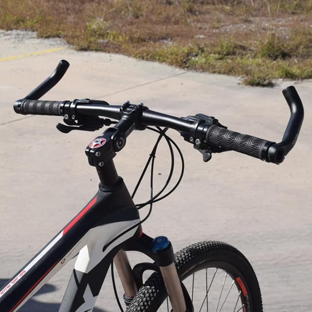 MTB Bike Handlebar Ends Ergonomic Handlebar Extender Bar for 22.2mm Handlebar