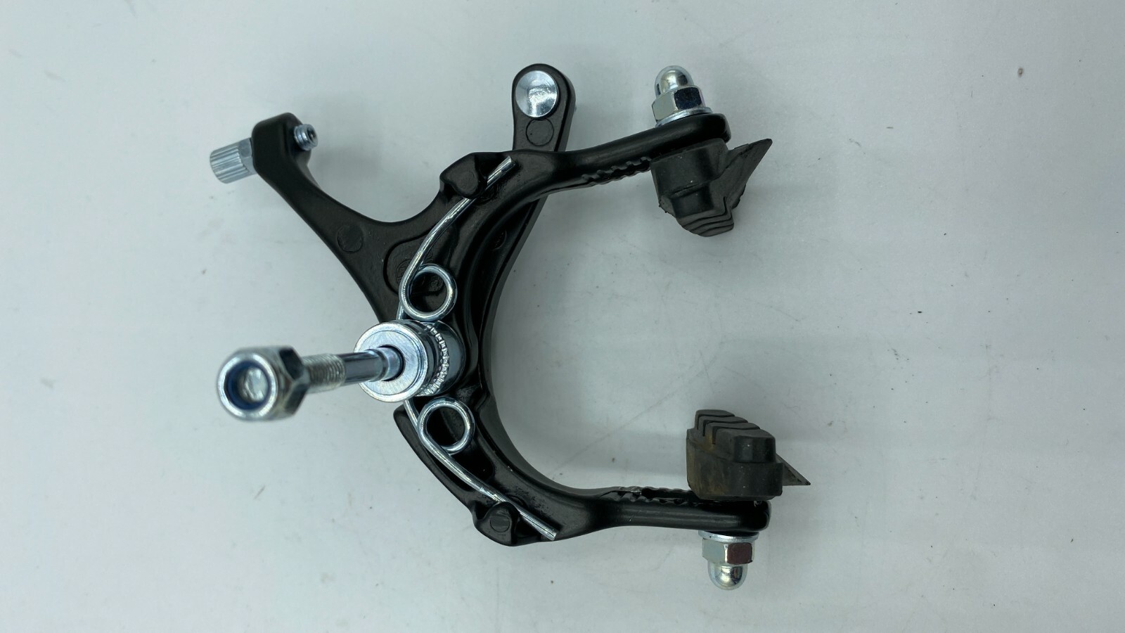 PAIR 700C ROAD BIKE BICYCLE ALUMINUM SIDE PULL CALIPER BRAKE FRONT + REAR BLACK