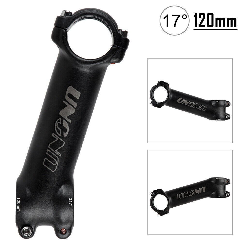 For UNO Aluminum Stem 7°/17°/35°Mountain Road Bike Handlebar Stem 31.8*60-130mm