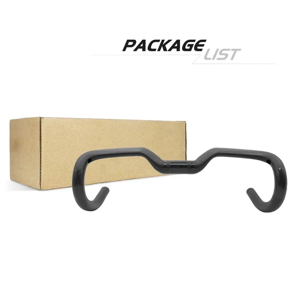 Full Carbon Gravel Bike Integrated Handlebar 30mm Rise 400mm 420mm 440mm Width