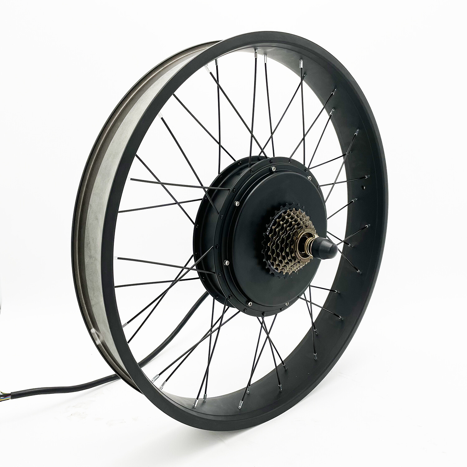 36-52V 1000-1500W 175mm 190mm dropout 20″/24″/26″ Fat Wheel Ebike Conversion kit